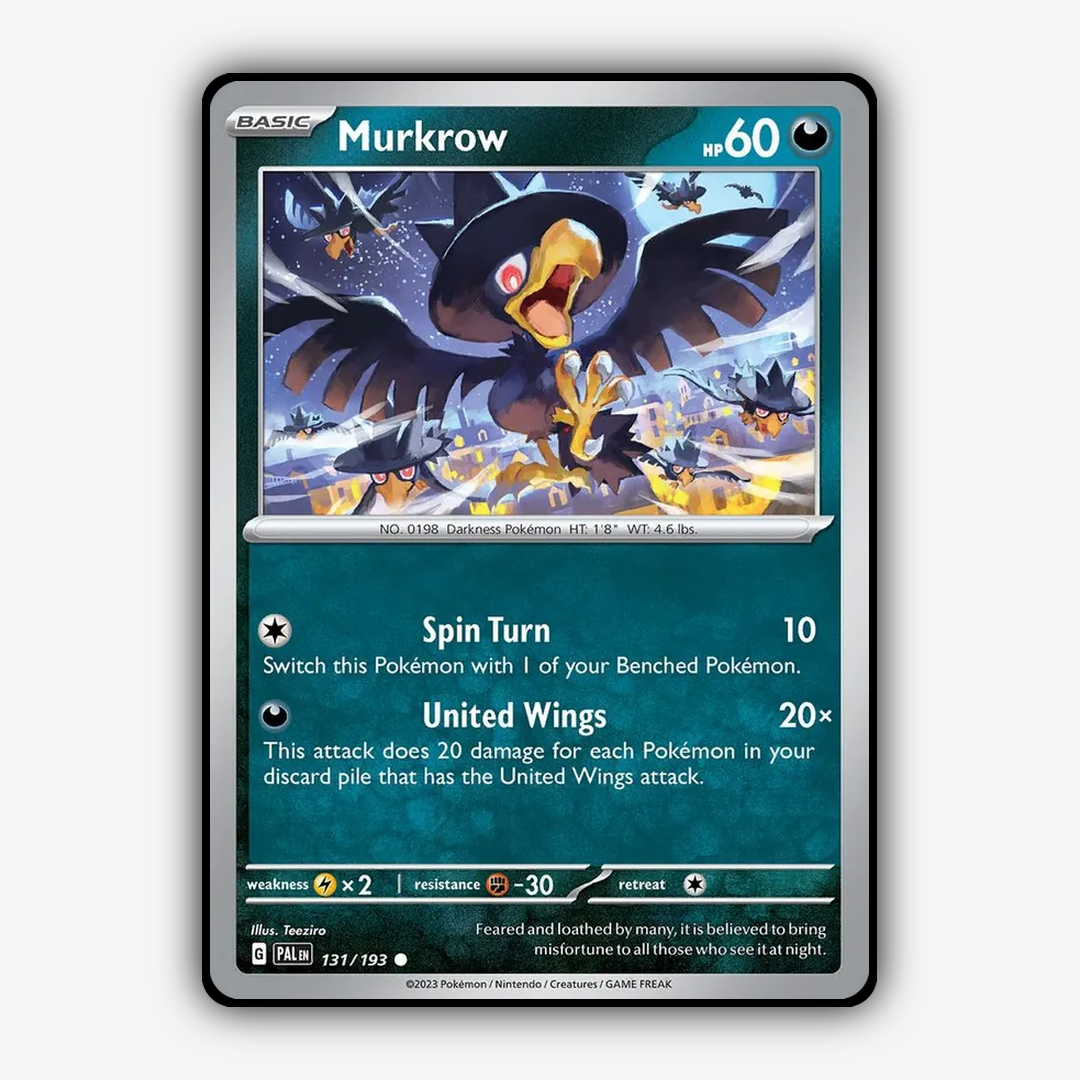 Murkrow 131/193 - Paldea Evolved Set - Card Rug