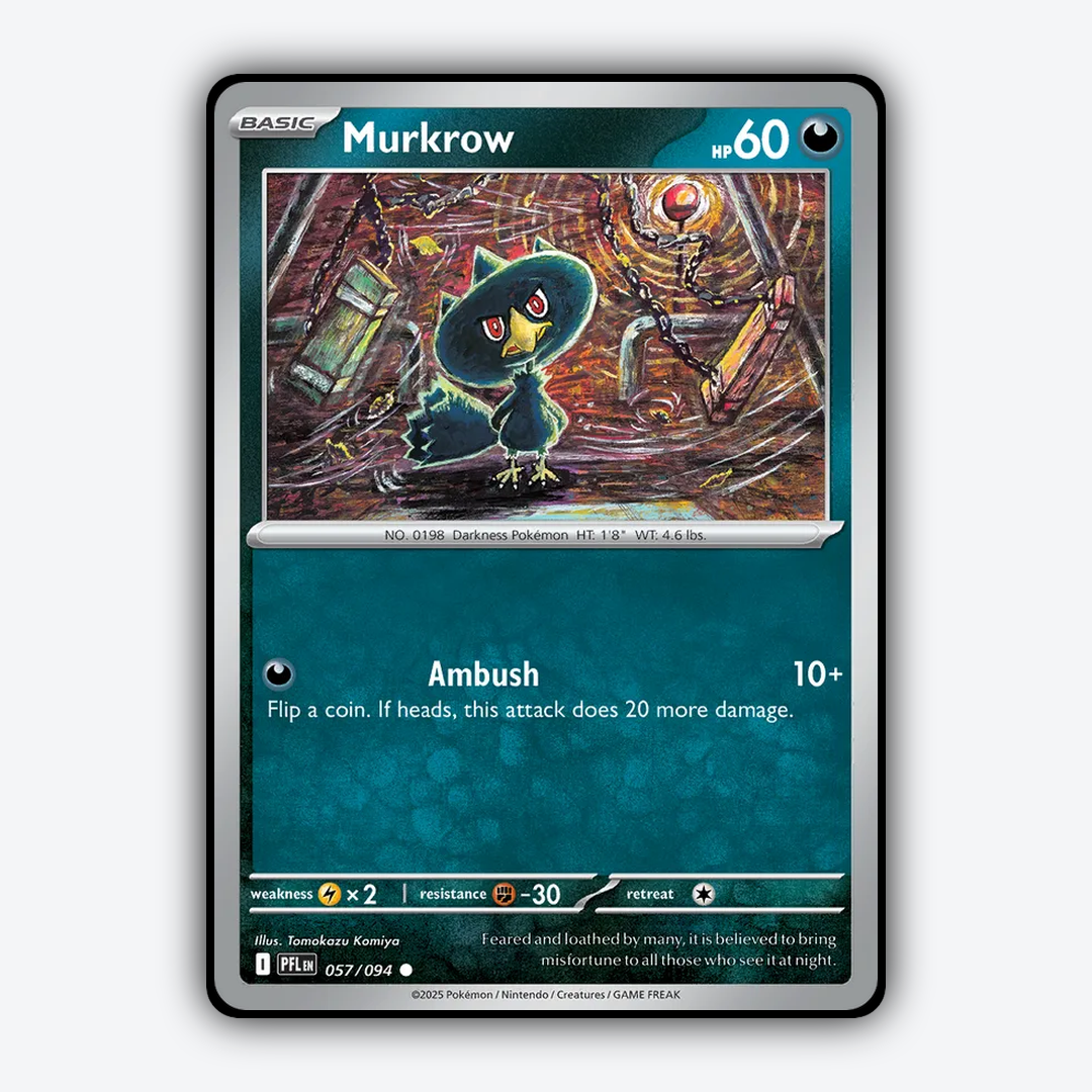 Murkrow 057/094 - Phantasmal Flames Set - Card Rug
