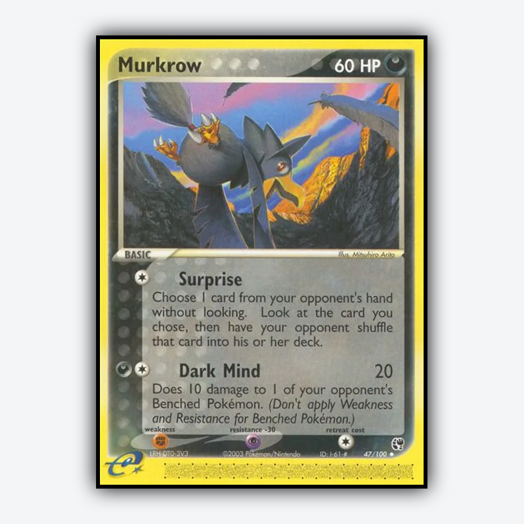 Murkrow 047/100 - Sandstorm Set - Card Rug