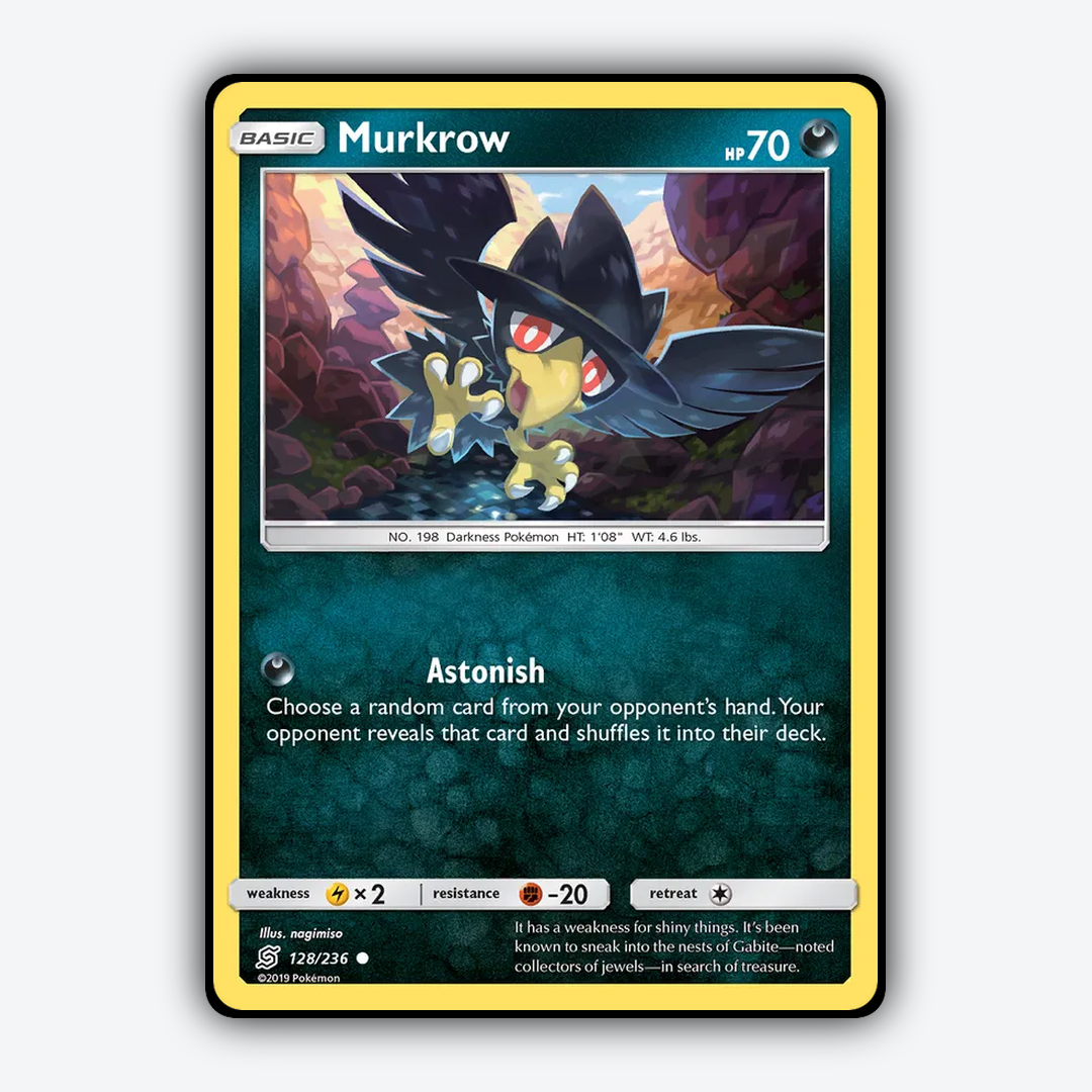 Murkrow 128/236 - Unified Minds Set - Card Rug