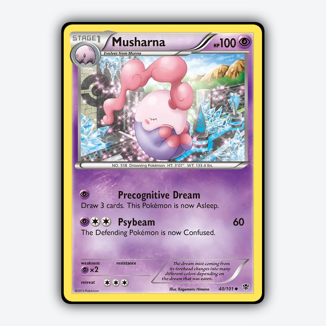 Musharna 040/101 - Plasma Blast Set - Card Rug