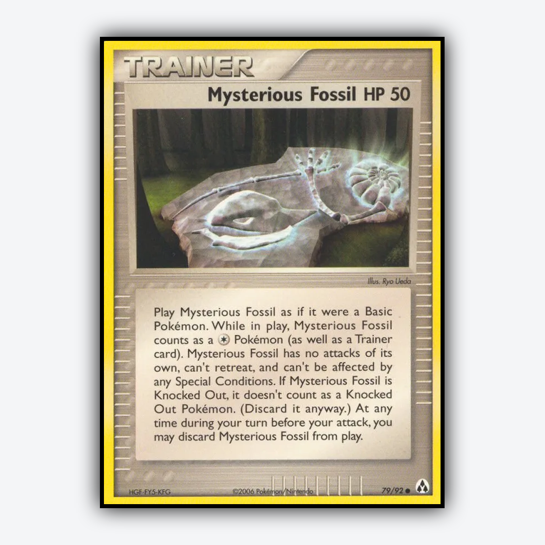 Mysterious Fossil 079/92 - Legend Maker Set - Card Rug