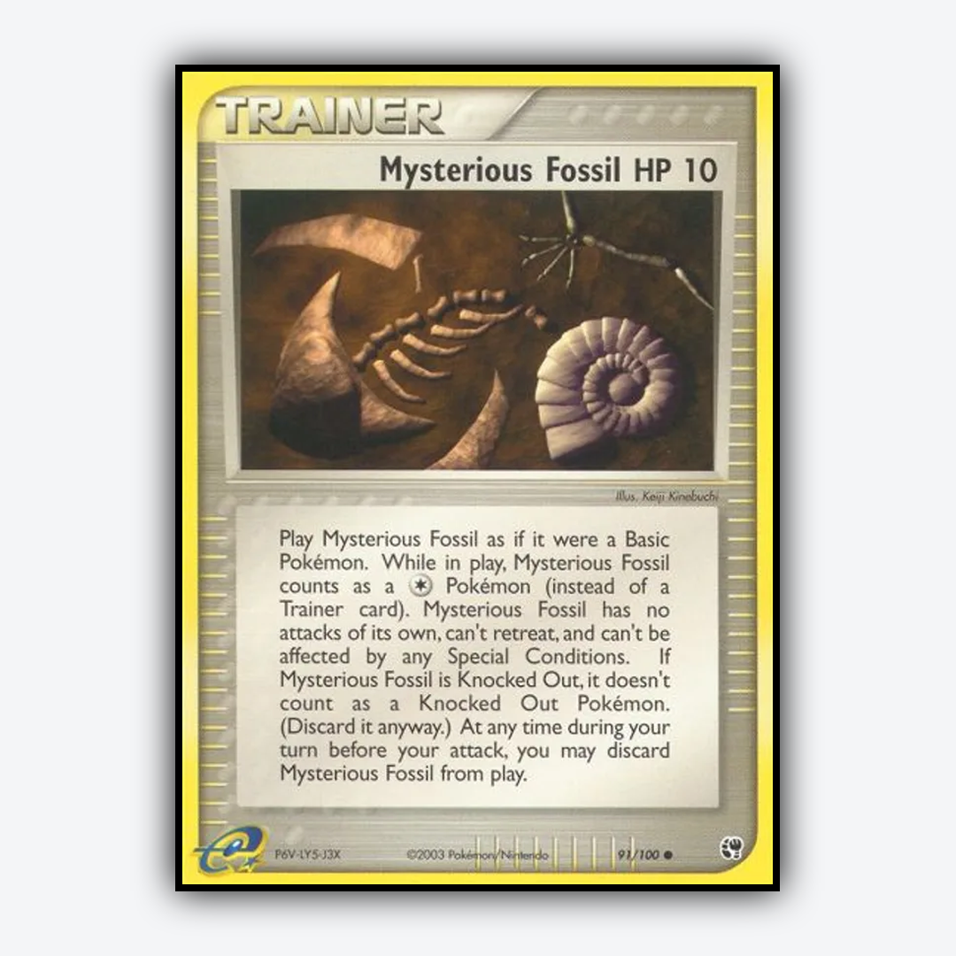 Mysterious Fossil 091/100 - Sandstorm Set - Card Rug