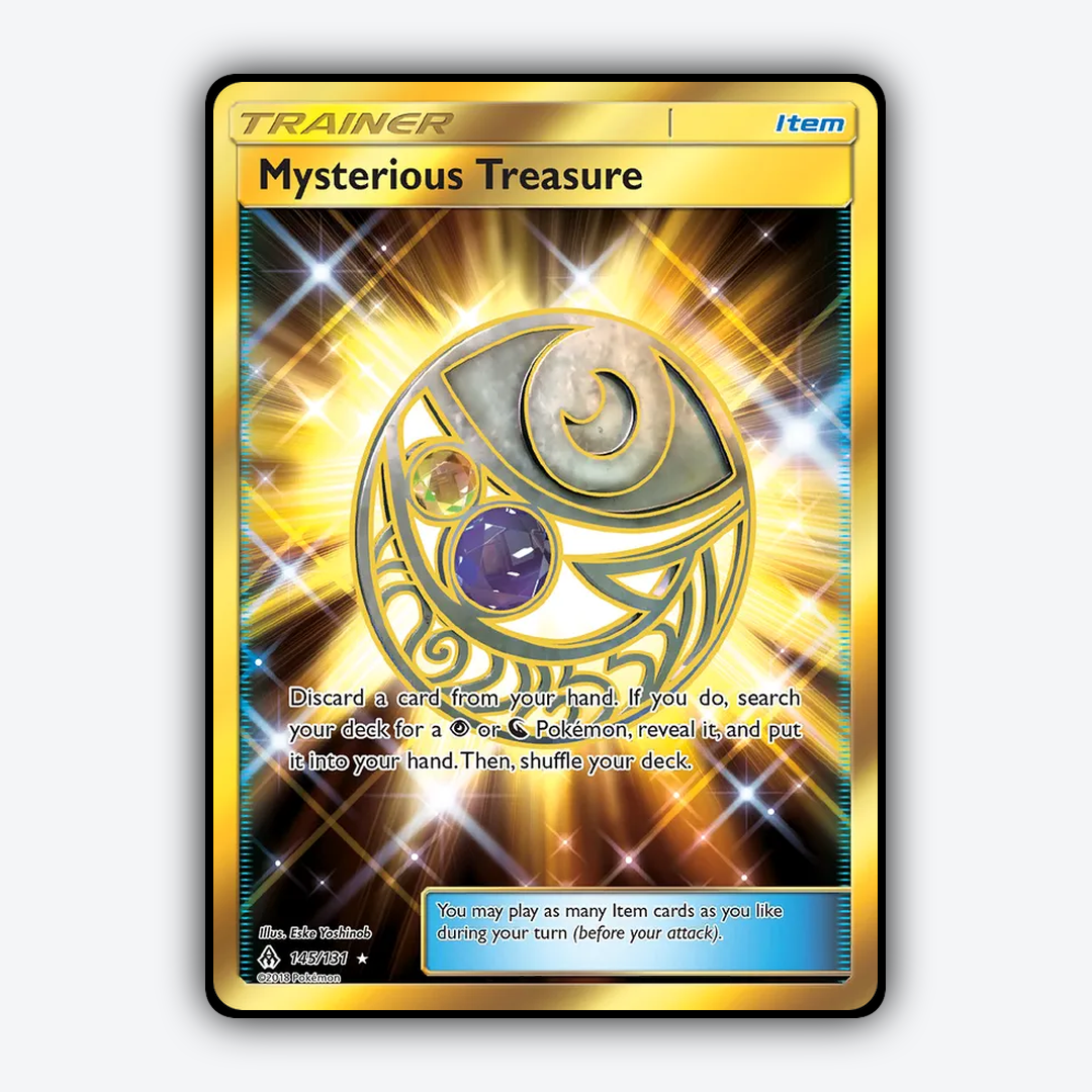 Mysterious Treasure 145/131 - Forbidden Light Set - Card Rug