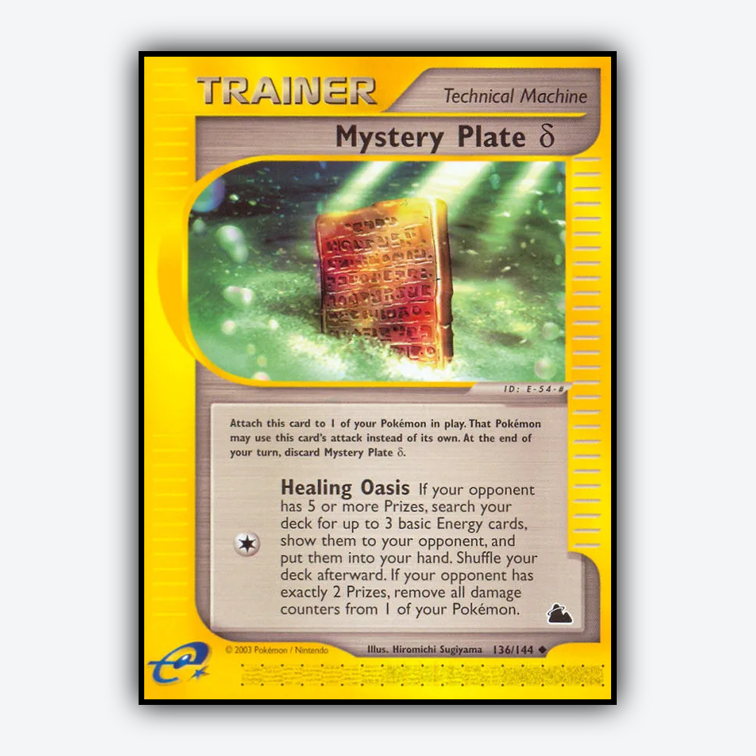 Mystery Plate δ 136/144 - Skyridge Set - Card Rug