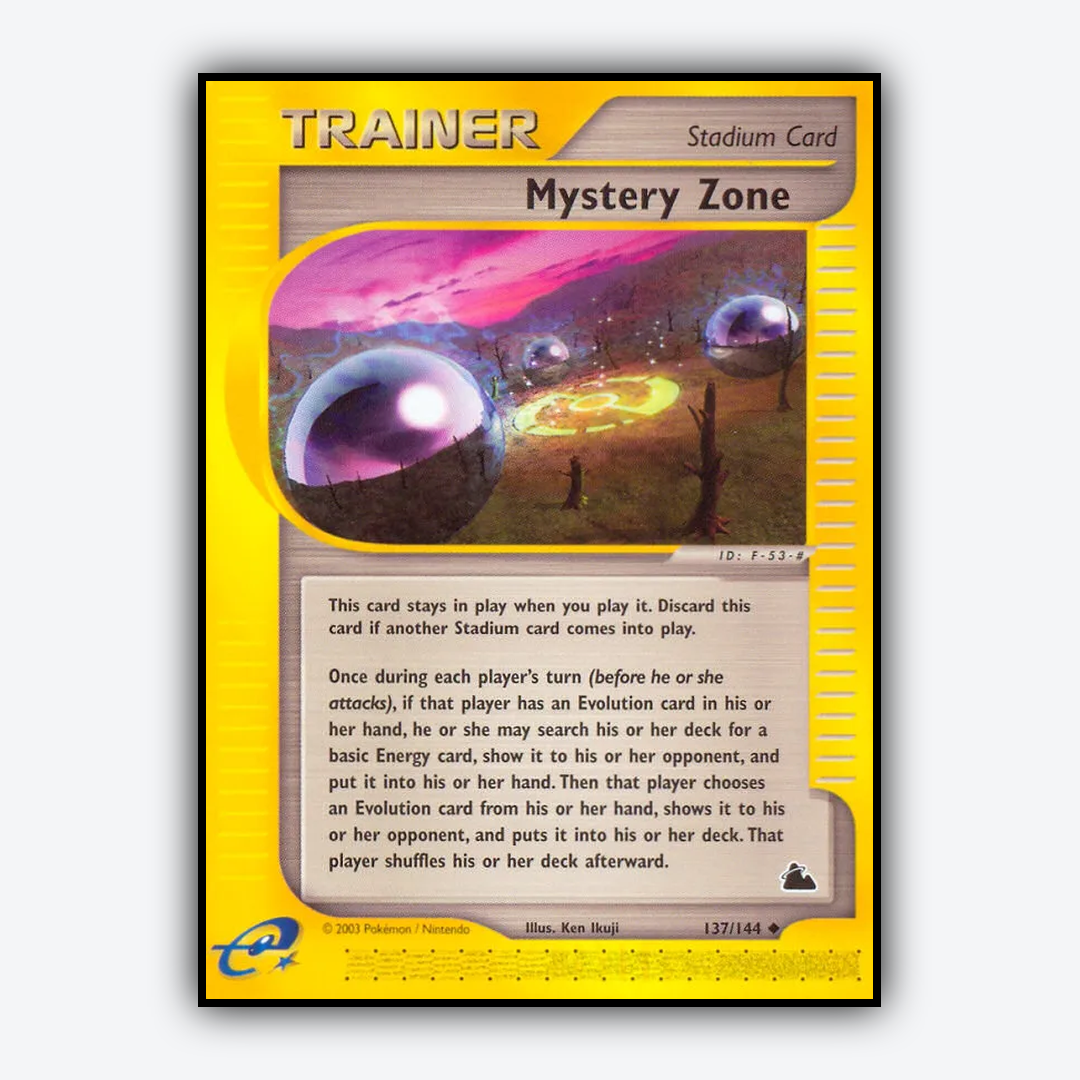 Mystery Zone 137/144 - Skyridge Set - Card Rug
