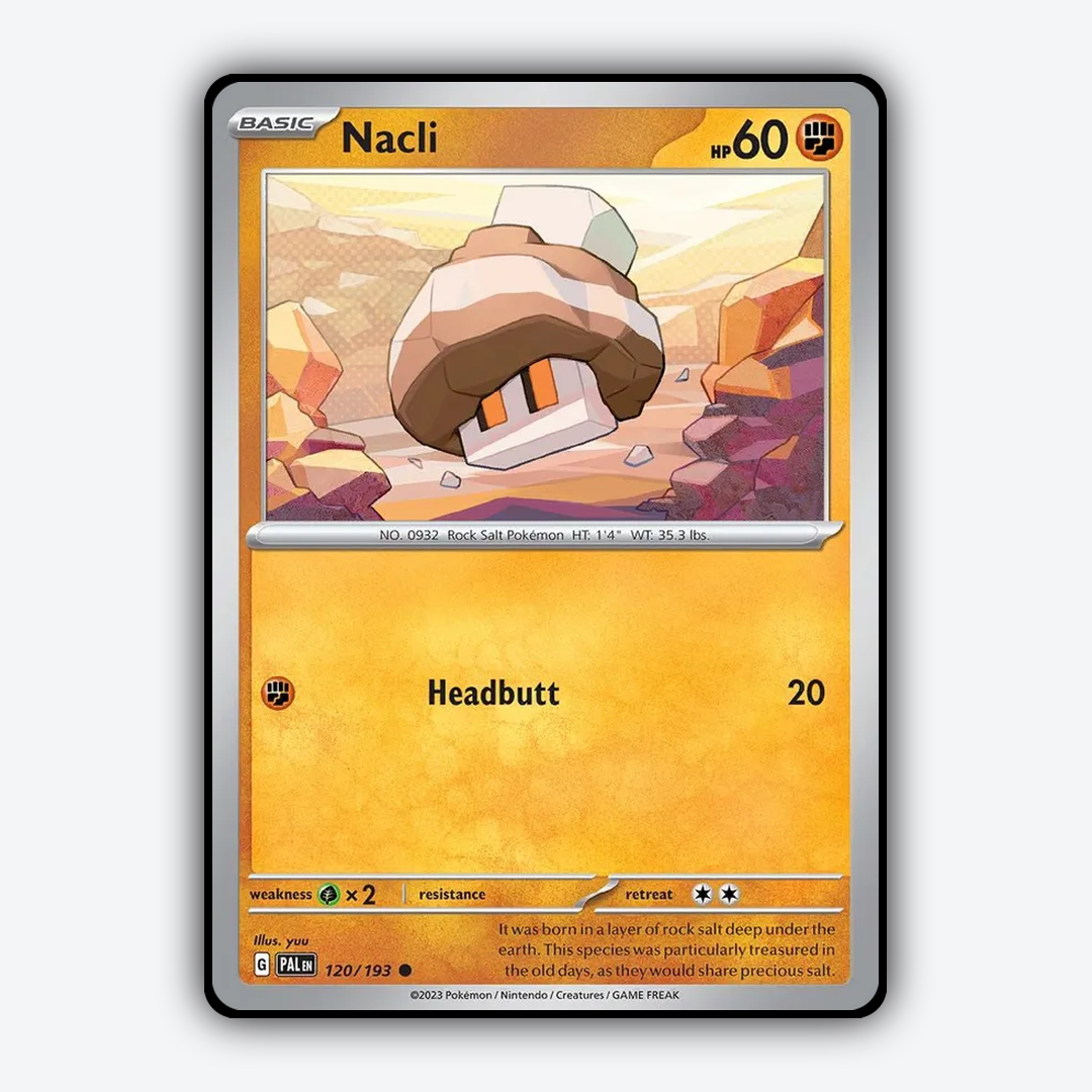 Nacli 120/193 - Paldea Evolved Set - Card Rug