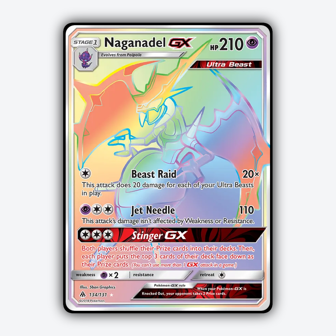 Naganadel-GX 134/131 - Forbidden Light Set - Card Rug