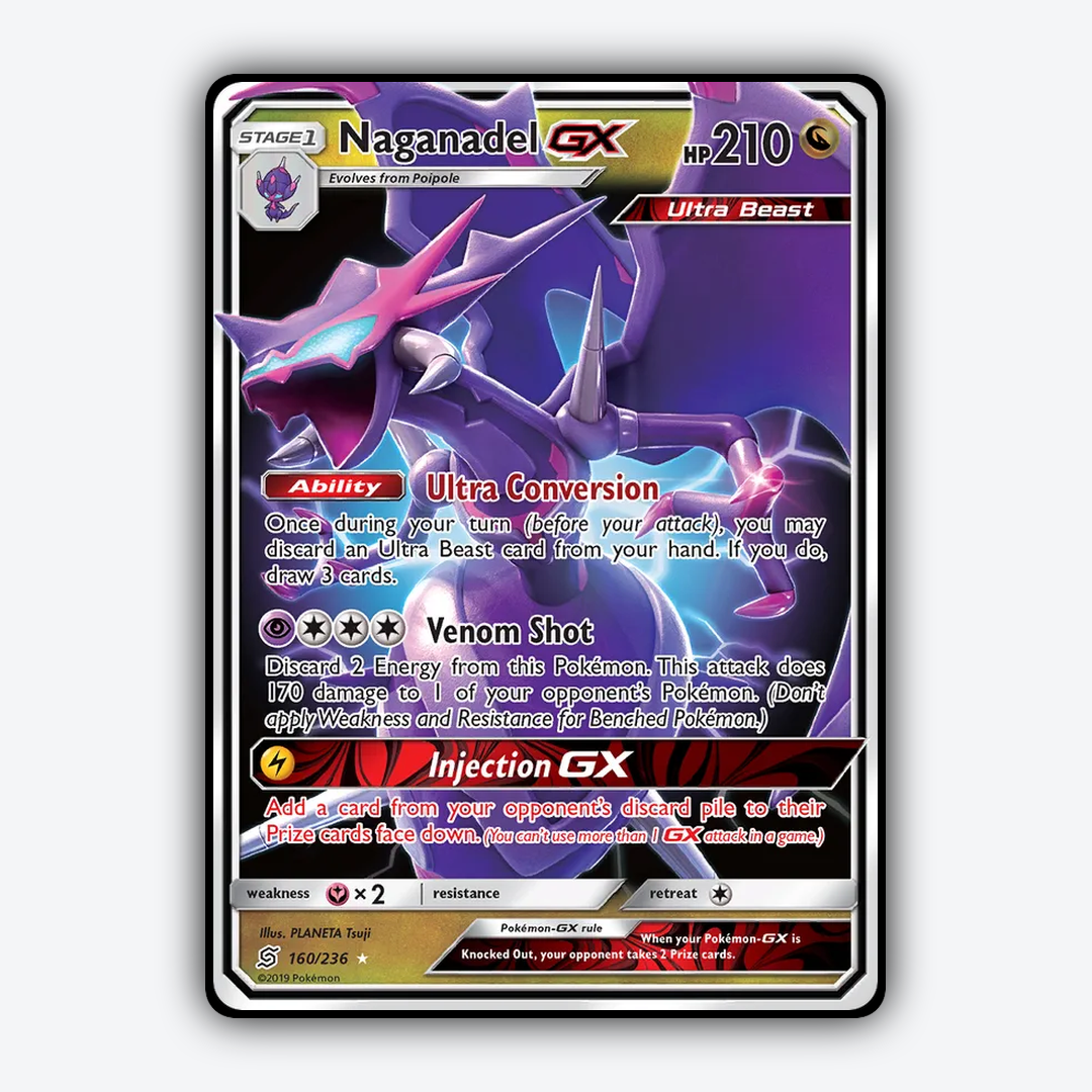 Naganadel-GX 160/236 - Unified Minds Set - Card Rug