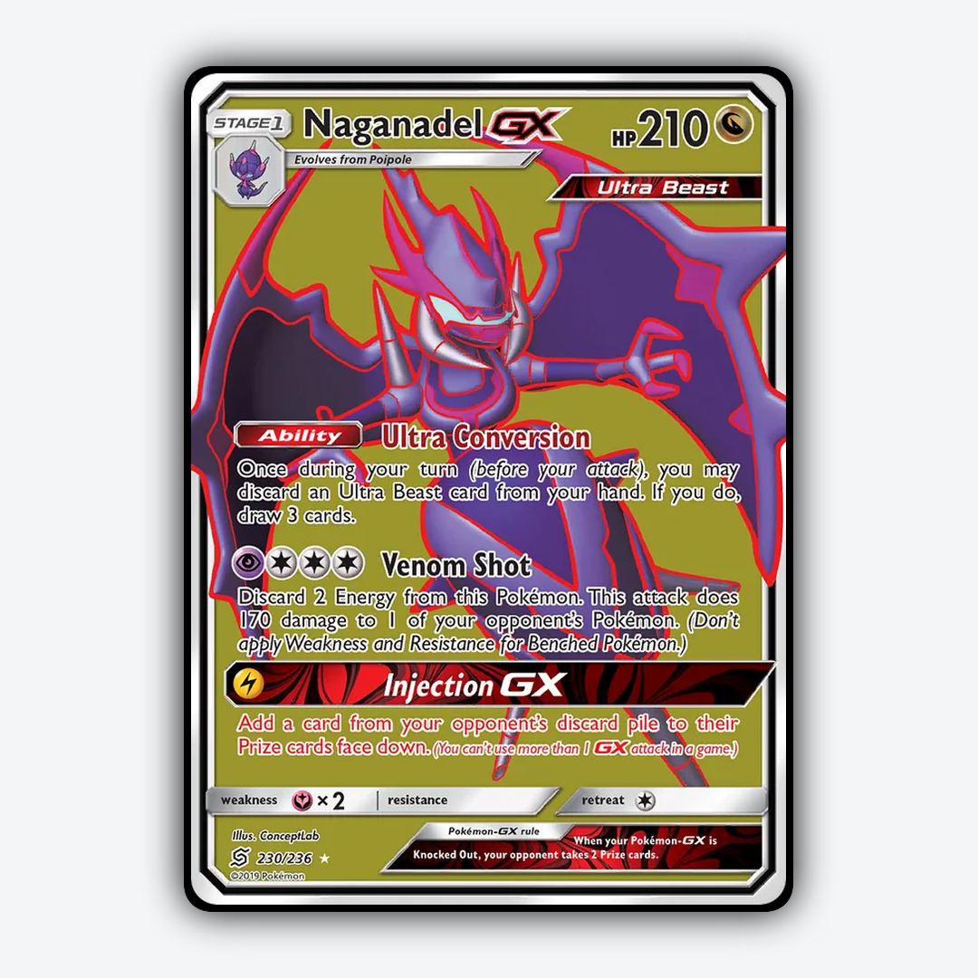 Naganadel-GX 230/236 - Unified Minds Set - Card Rug