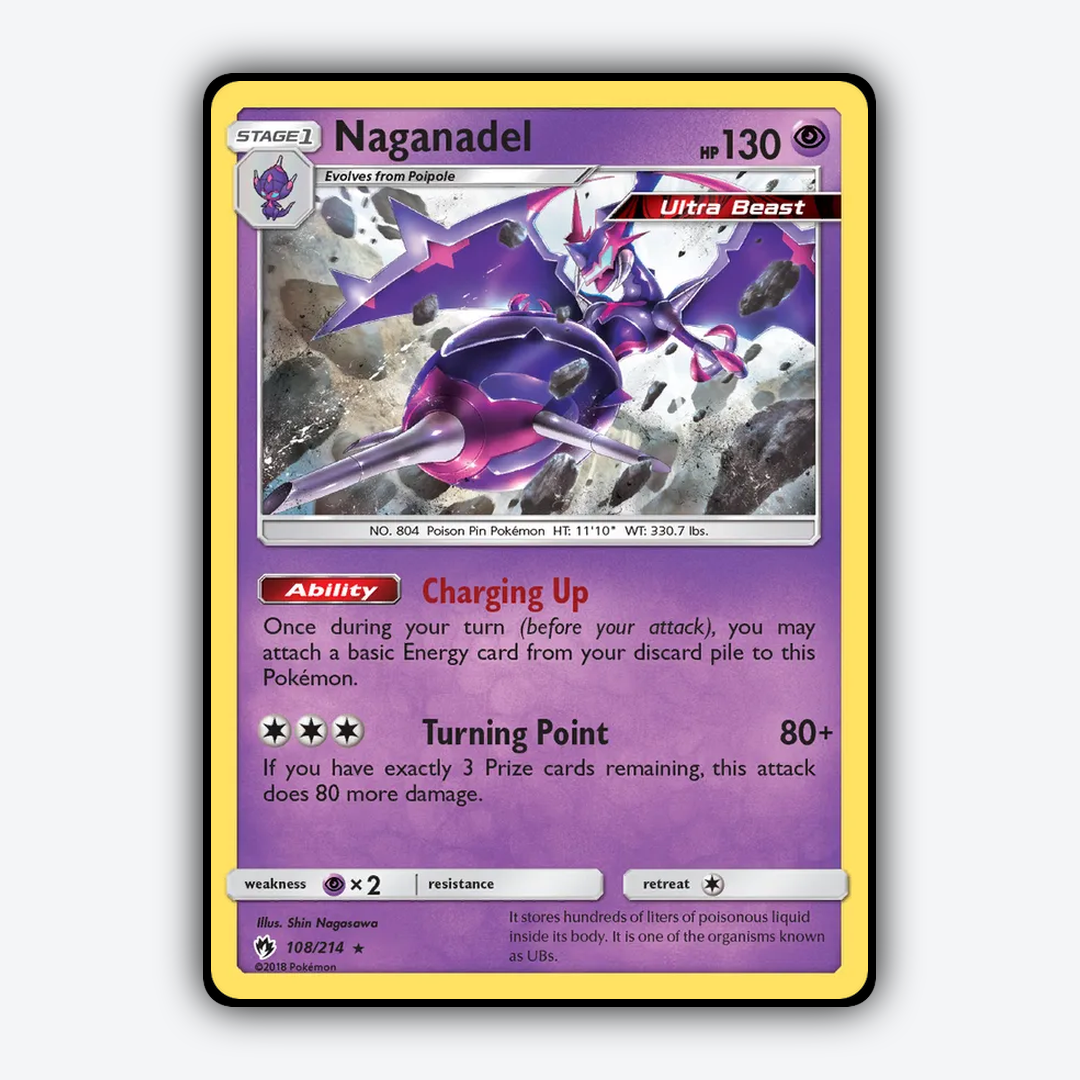 Naganadel 108/214 - Lost Thunder Set - Card Rug