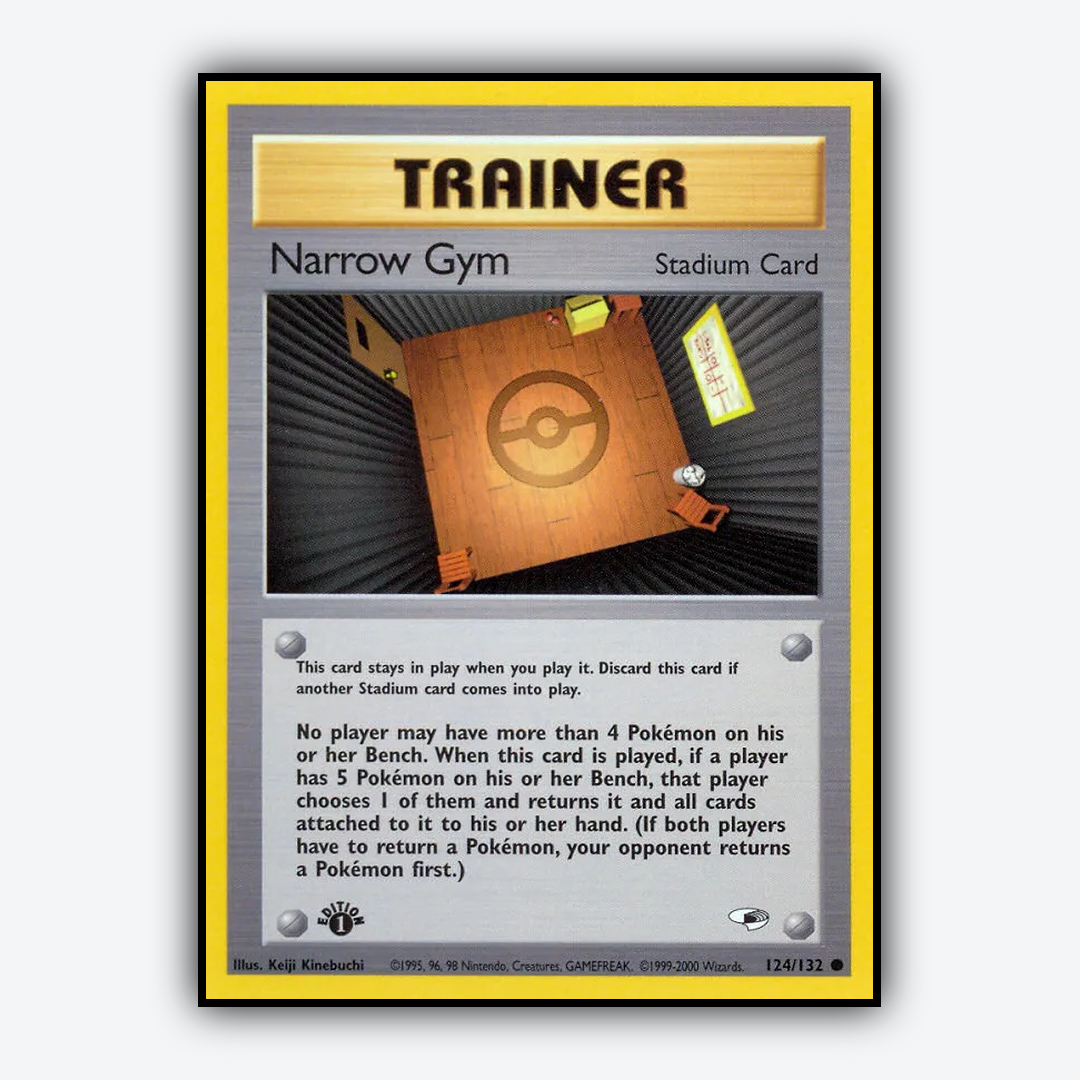 Narrow Gym 124/132 - Gym Heroes Set - Card Rug