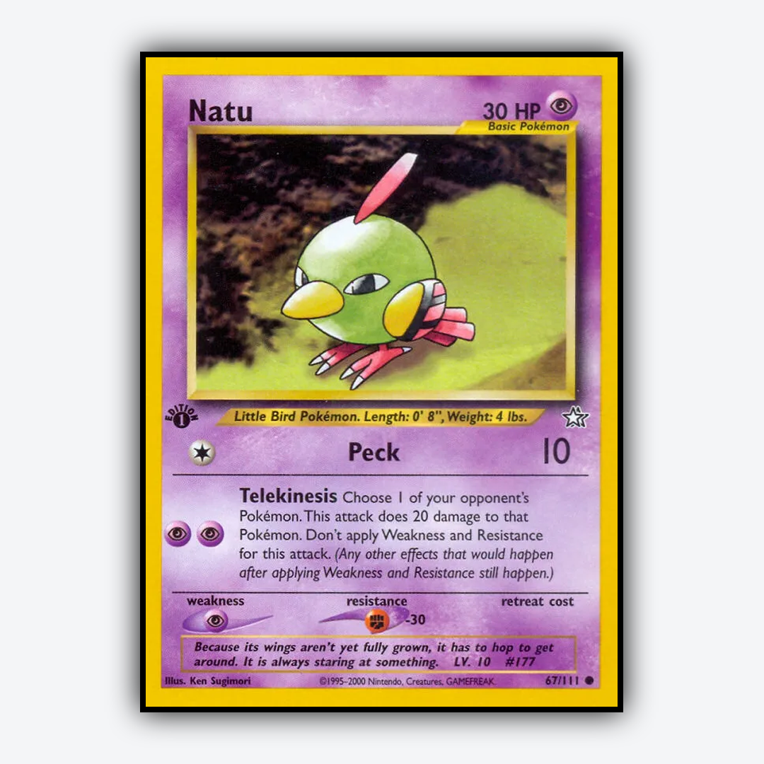 Natu 067/111 - Neo Genesis Set - Card Rug