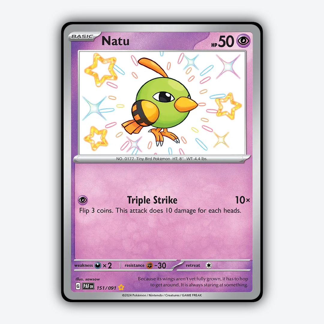 Natu #151 - Paldean Fates Set - Card Rug