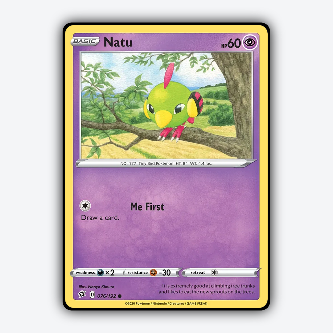 Natu 076/192 - Rebel Clash Set - Card Rug