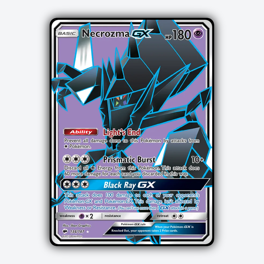 Necrozma-GX 134/147 - Burning Shadows Set - Card Rug