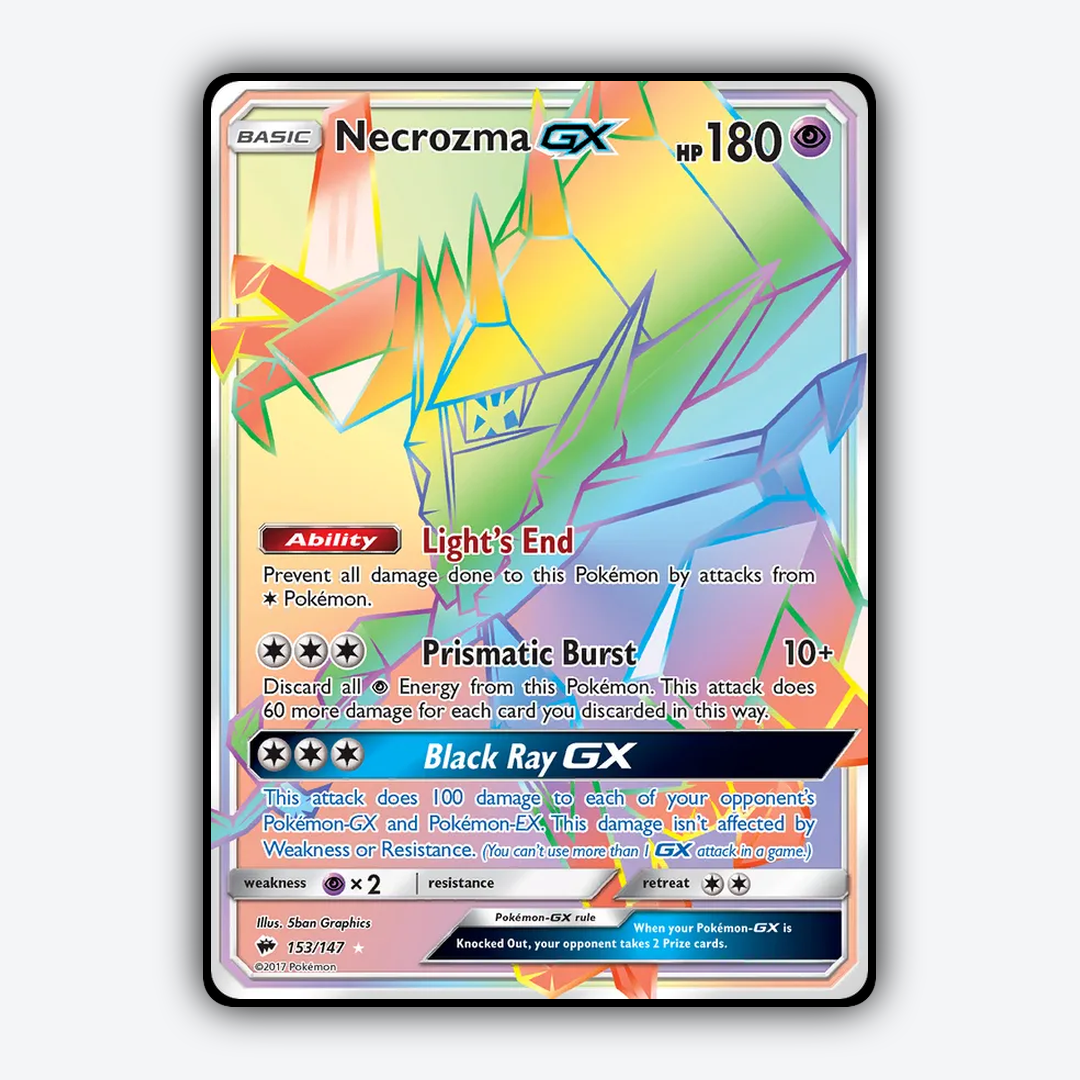 Necrozma-GX 153/147 - Burning Shadows Set - Card Rug
