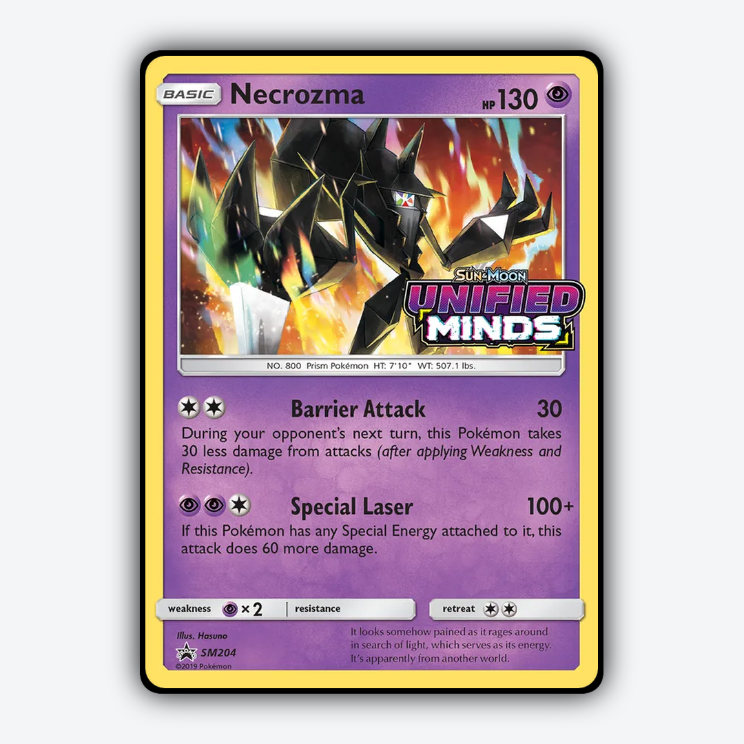 Necrozma #204 - SM Black Star Promos Set - Card Rug