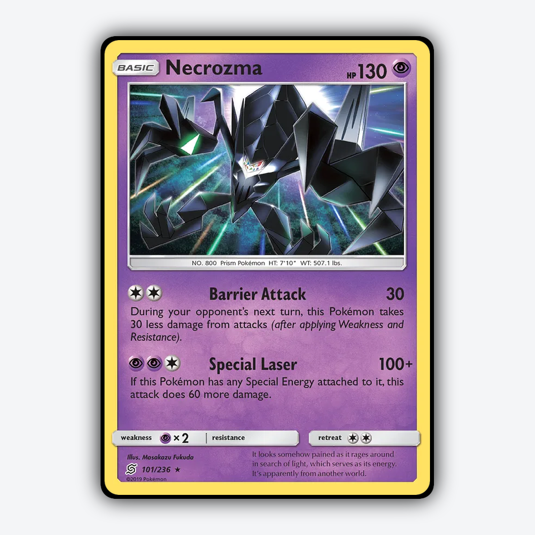 Necrozma 101/236 - Unified Minds Set - Card Rug