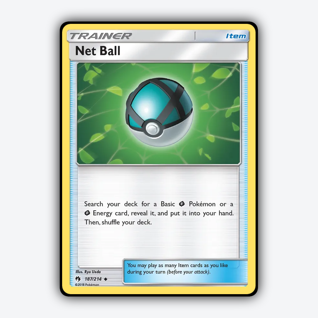 Net Ball 187/214 - Lost Thunder Set - Card Rug