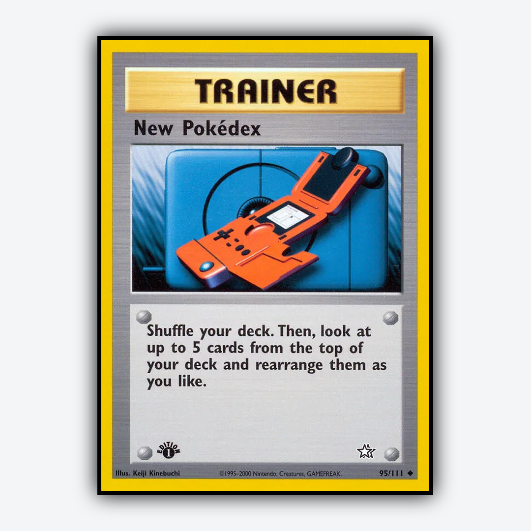 New Pokédex 095/111 - Neo Genesis Set - Card Rug