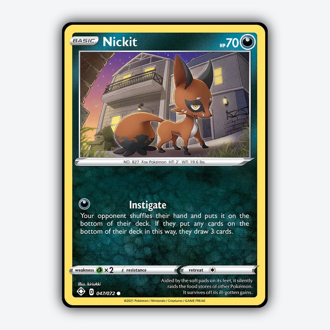 Nickit 047/72 - Shining Fates Set - Card Rug