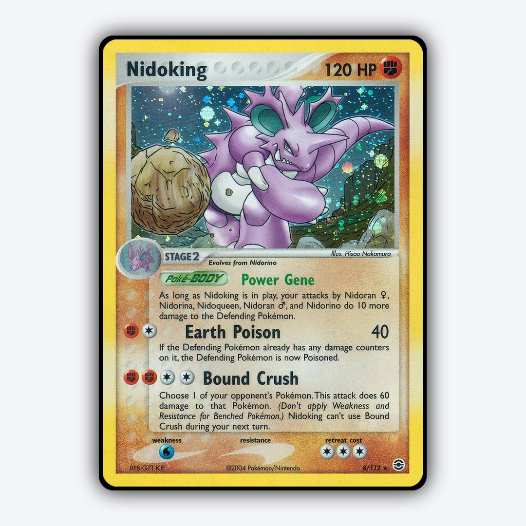 Nidoking 008/112 - FireRed & LeafGreen Set - Card Rug