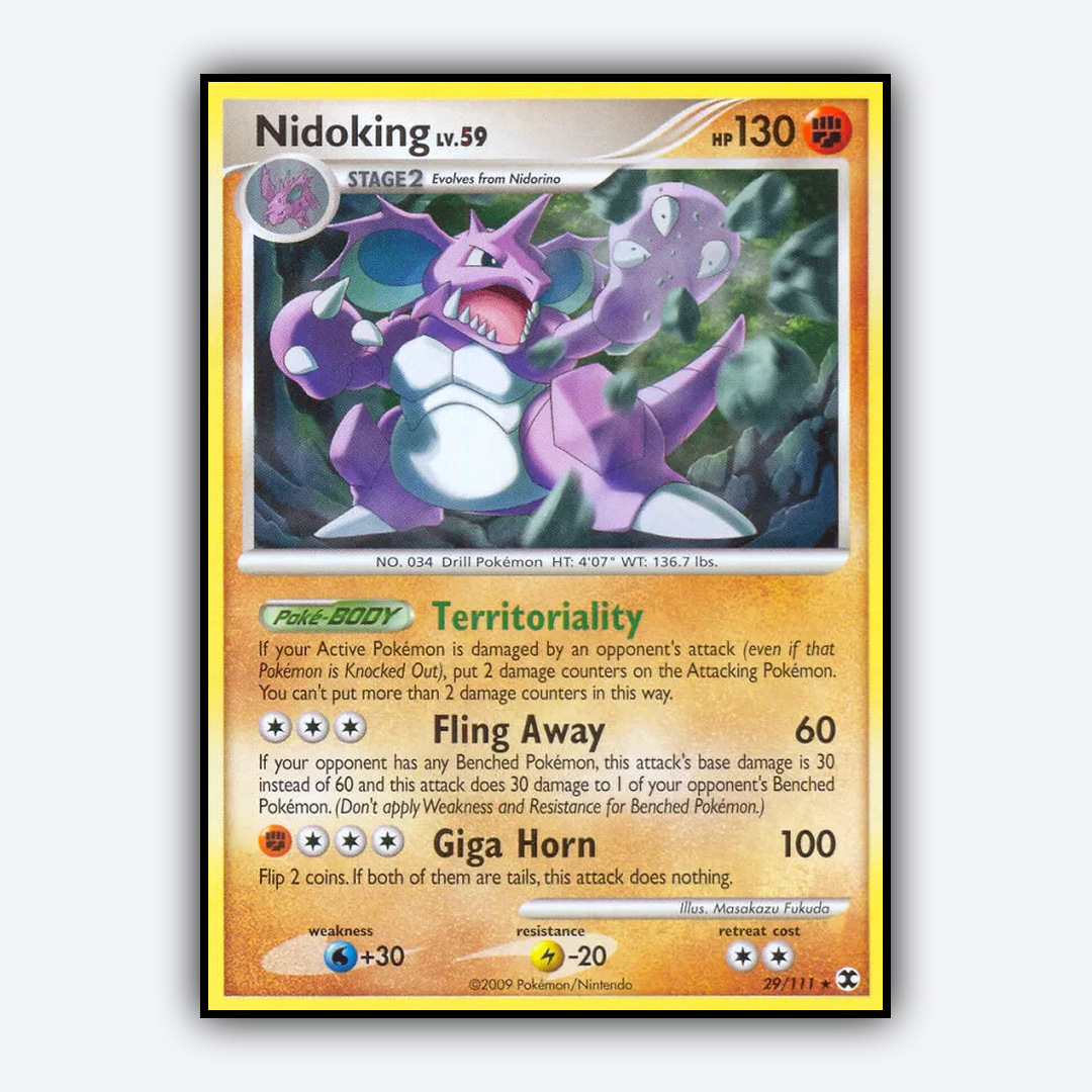 Nidoking 029/111 - Rising Rivals Set - Card Rug