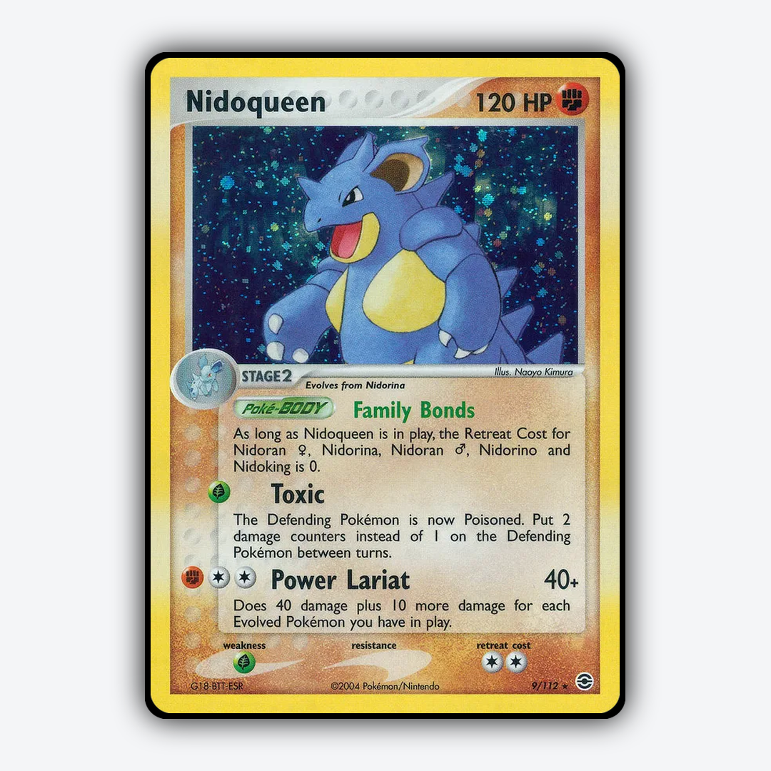 Nidoqueen 009/112 - FireRed & LeafGreen Set - Card Rug