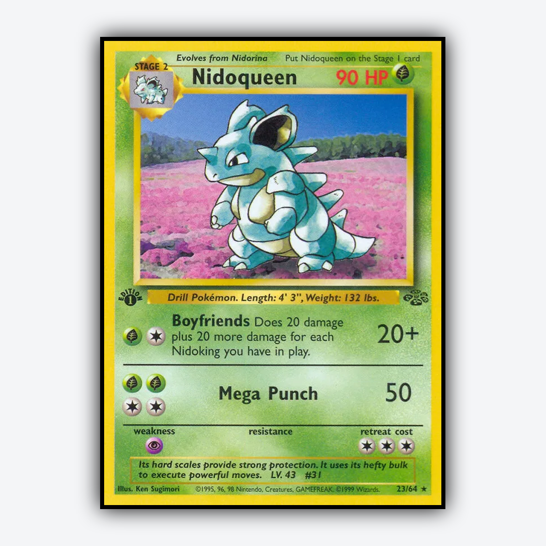 Nidoqueen 023/64 - Jungle Set - Card Rug