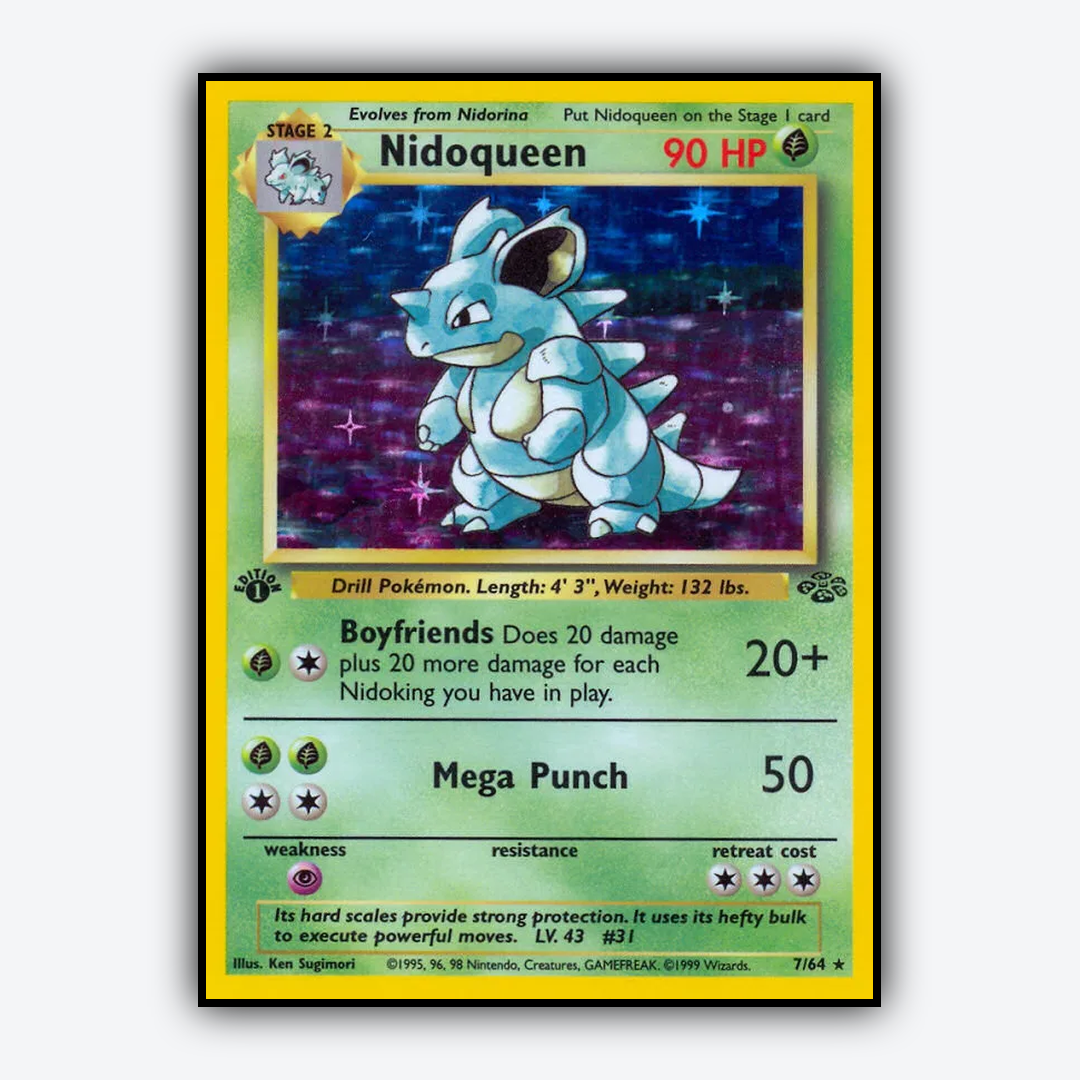 Nidoqueen 007/64 - Jungle Set - Card Rug