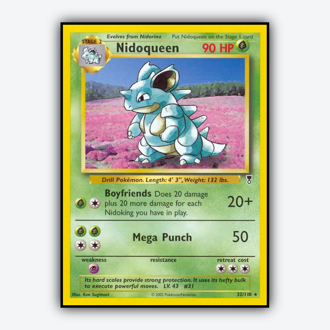 Nidoqueen 032/110 - Legendary Collection Set - Card Rug