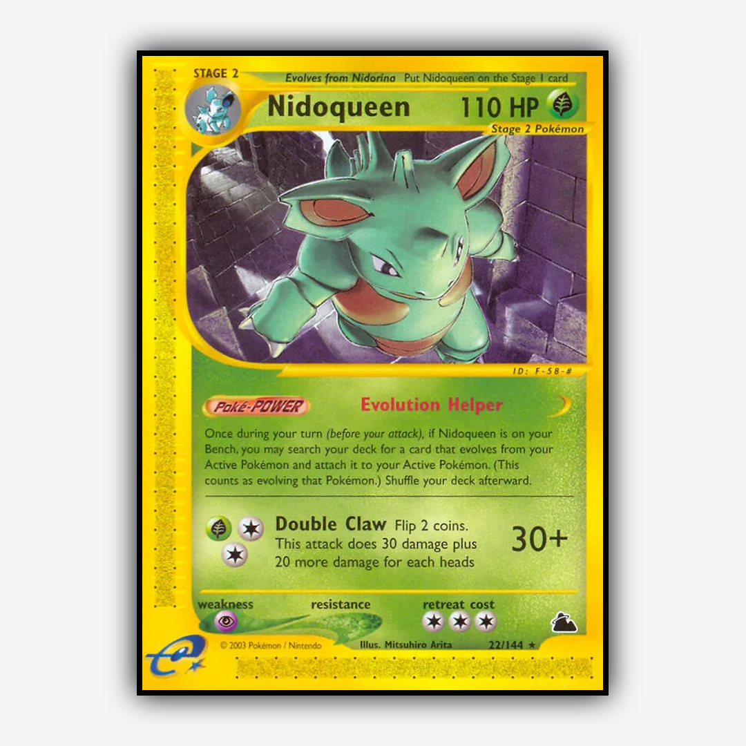 Nidoqueen 022/144 - Skyridge Set - Card Rug