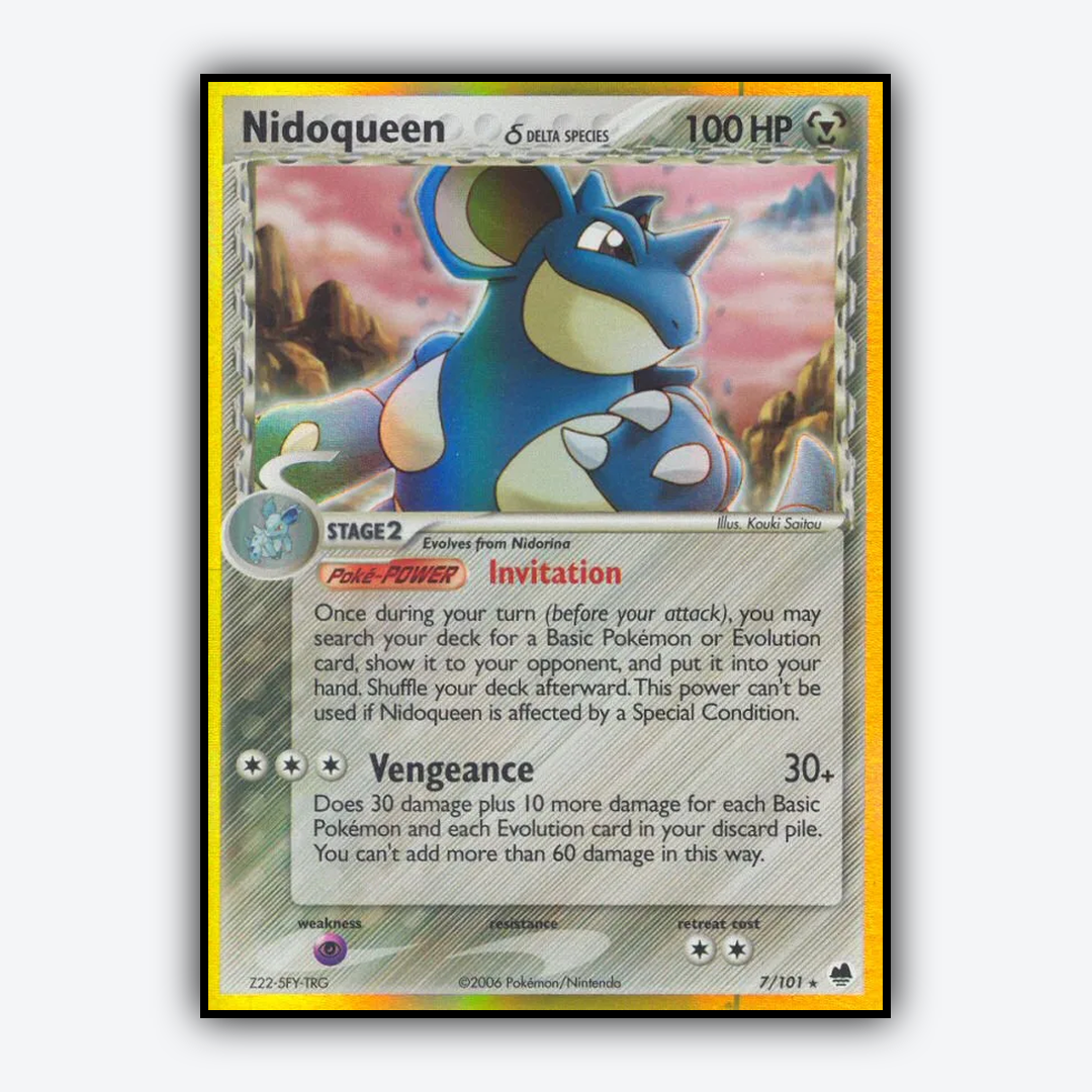 Nidoqueen δ 007/101 - Dragon Frontiers Set - Card Rug