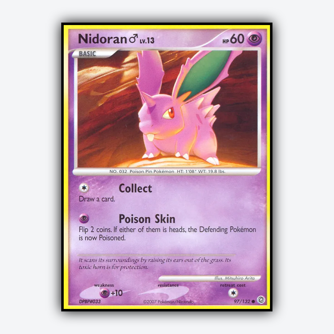 Nidoran ♂ 097/132 - Secret Wonders Set - Card Rug