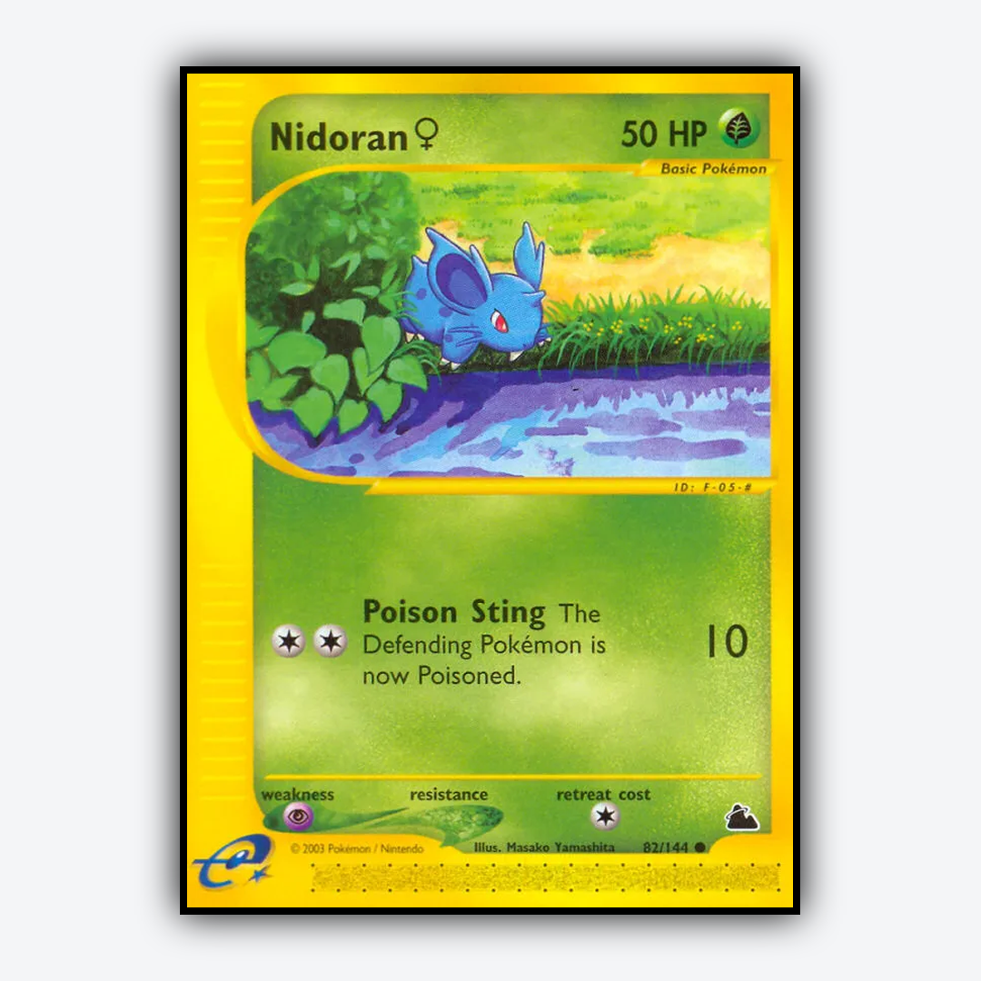 Nidoran ♀ 082/144 - Skyridge Set - Card Rug