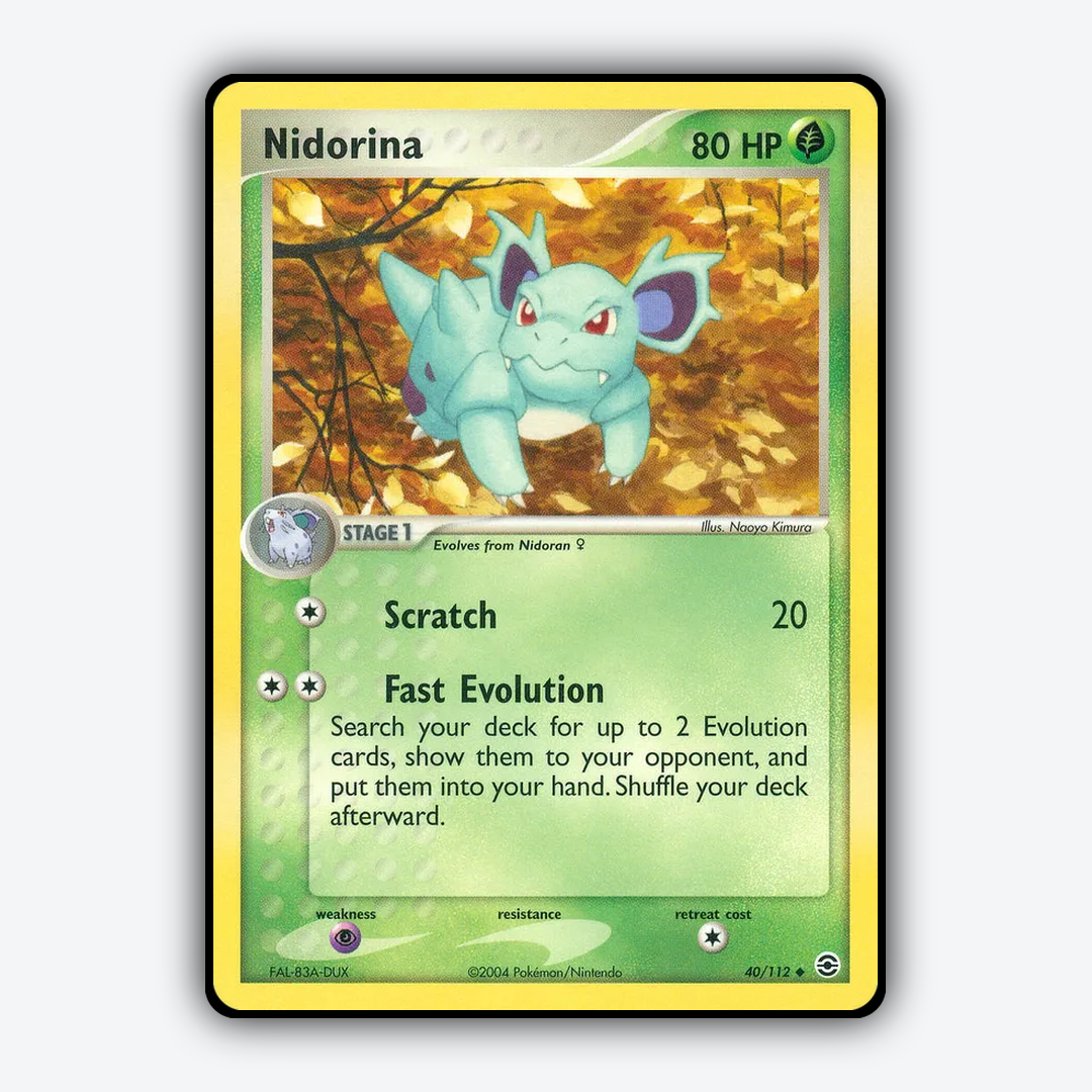 Nidorina 040/112 - FireRed & LeafGreen Set - Card Rug