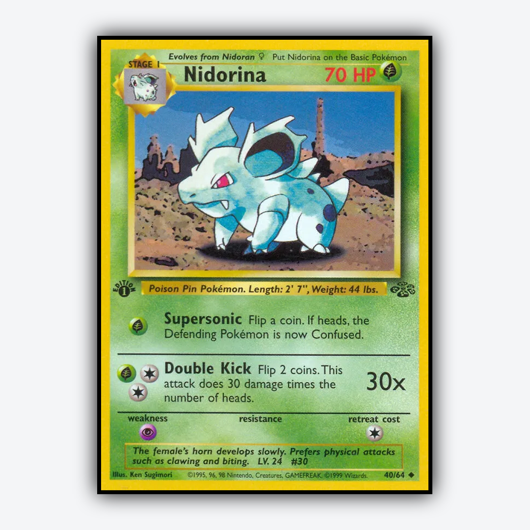 Nidorina 040/64 - Jungle Set - Card Rug