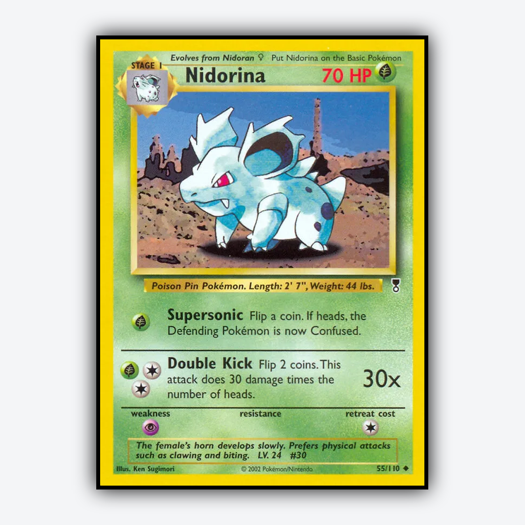 Nidorina 055/110 - Legendary Collection Set - Card Rug