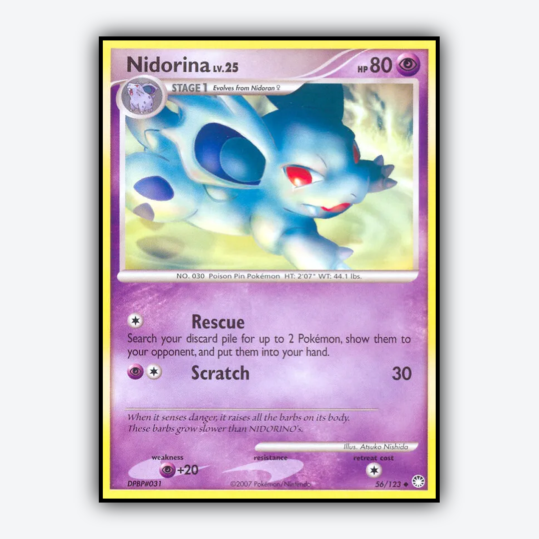 Nidorina 056/123 - Mysterious Treasures Set - Card Rug