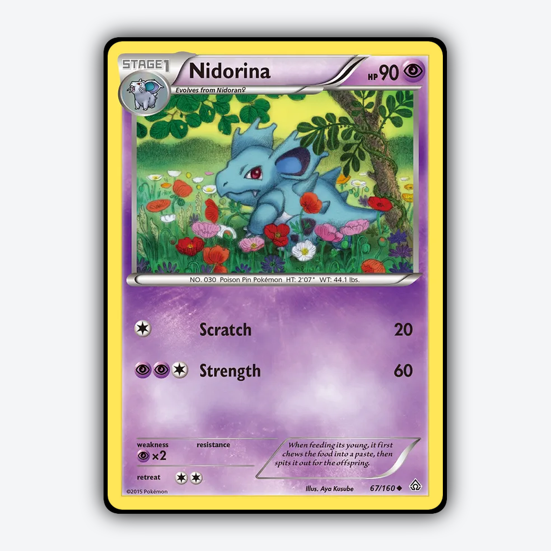 Nidorina 067/160 - Primal Clash Set - Card Rug