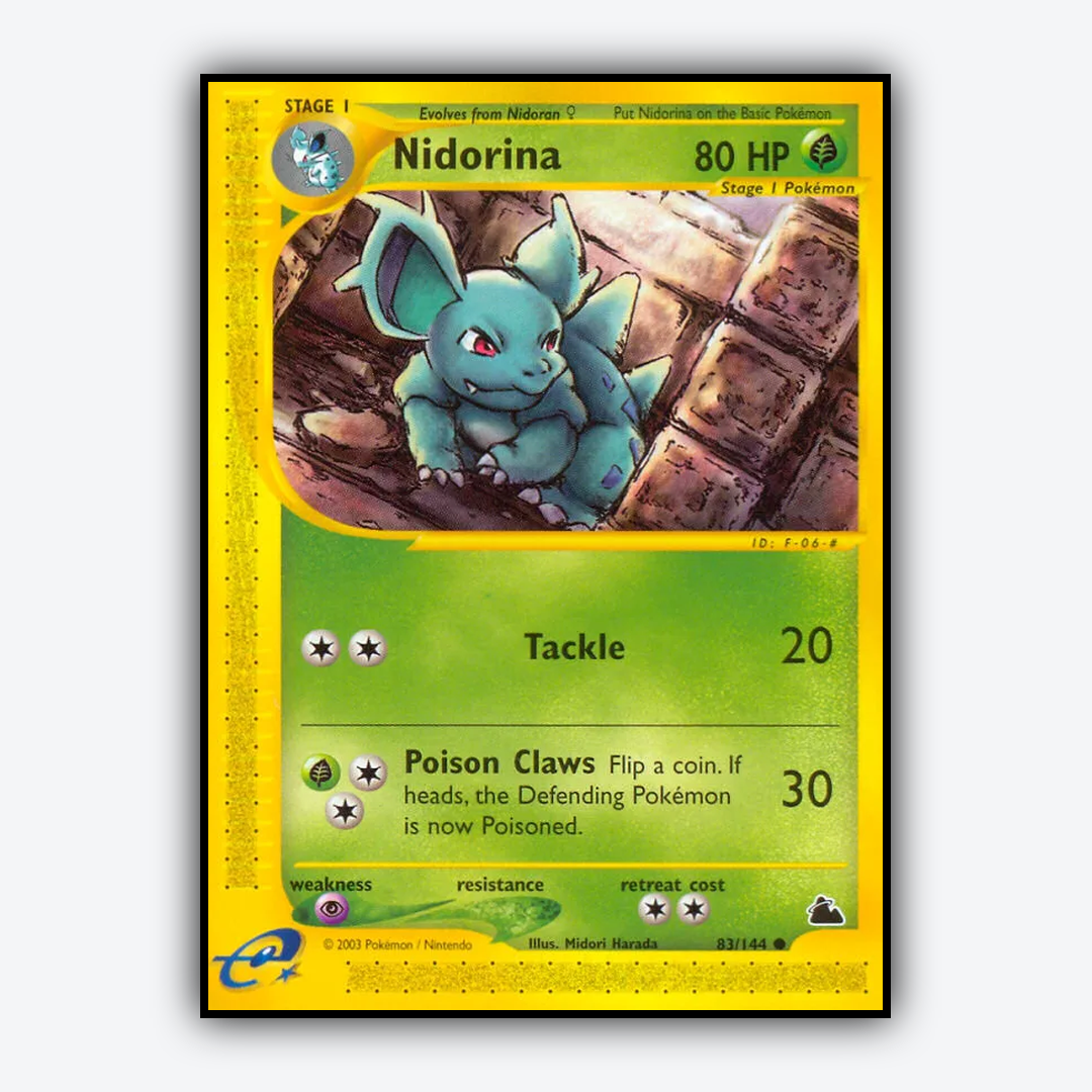 Nidorina 083/144 - Skyridge Set - Card Rug