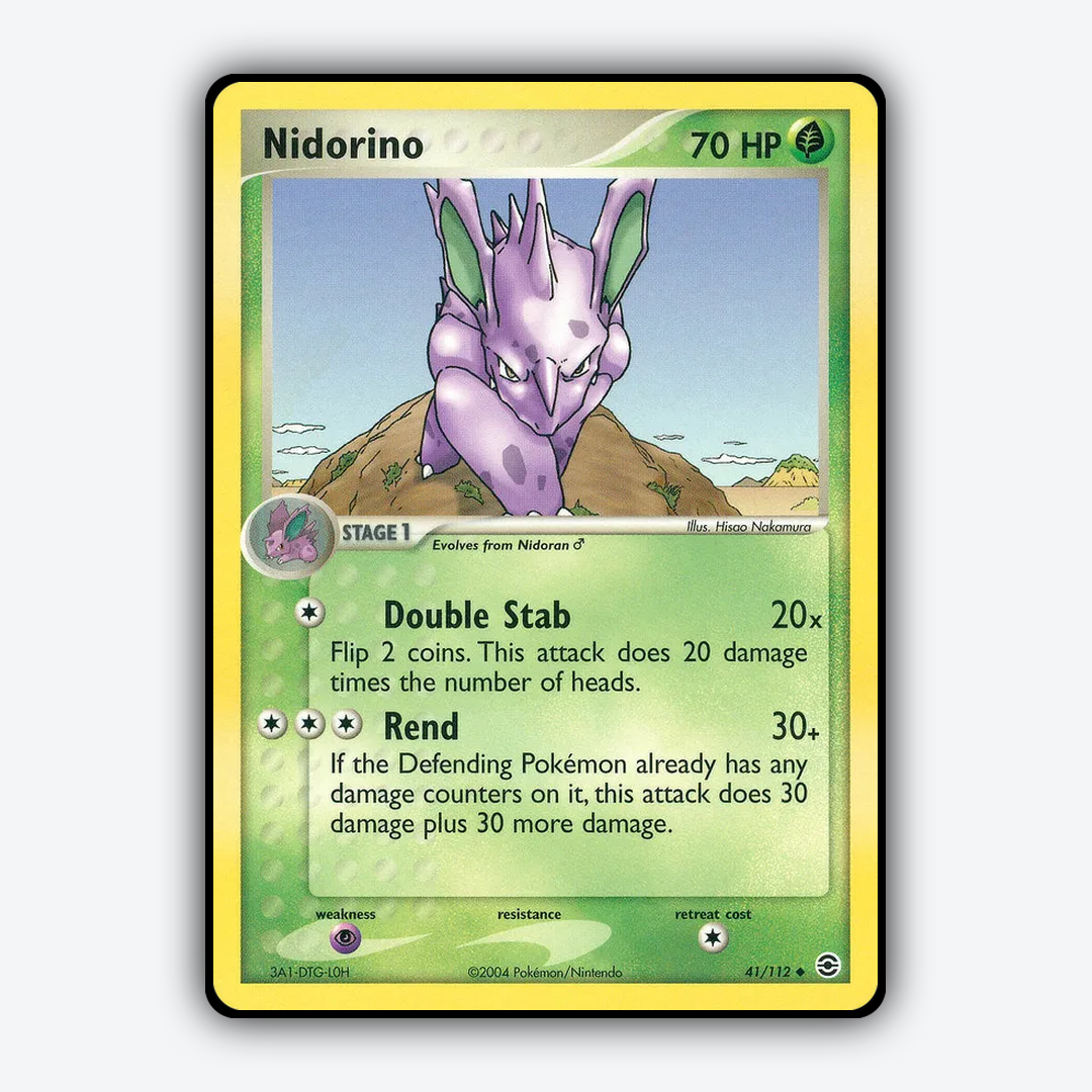Nidorino 041/112 - FireRed & LeafGreen Set - Card Rug