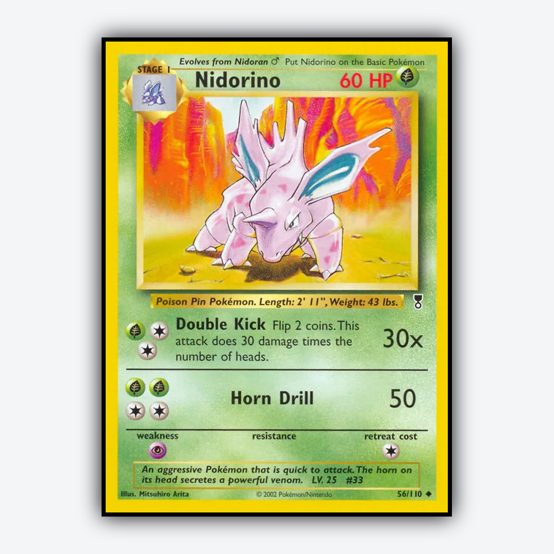 Nidorino 056/110 - Legendary Collection Set - Card Rug