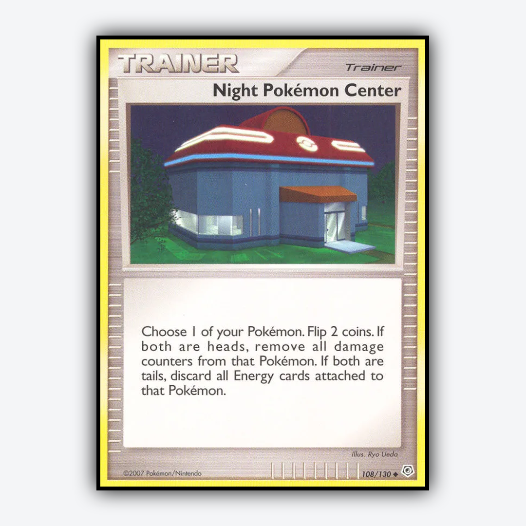 Night Pokémon Center 108/130 - Diamond & Pearl Set - Card Rug