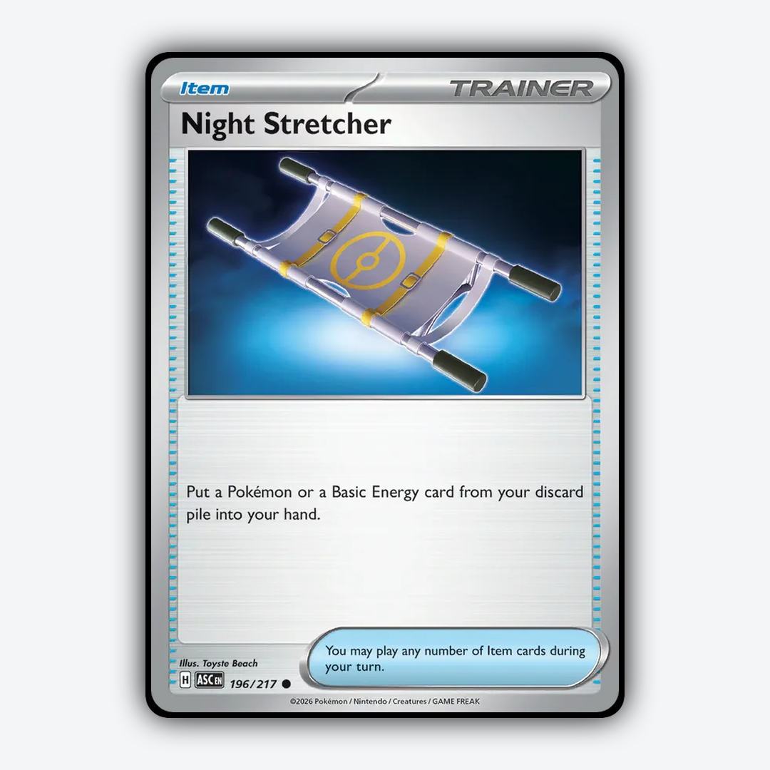 Night Stretcher 196/217 - Ascended Heroes Set - Card Rug