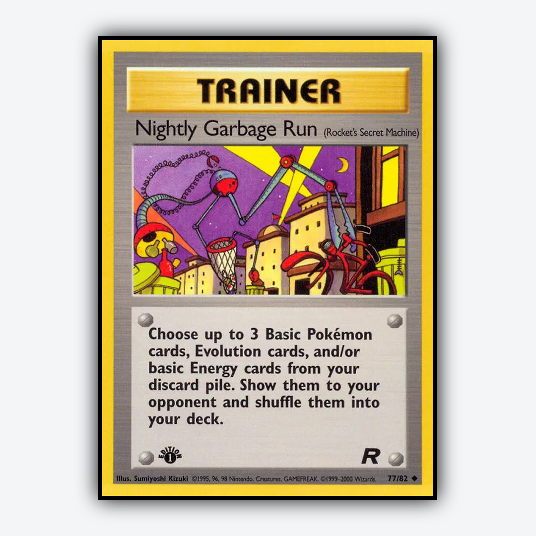 Nightly Garbage Run 077/82 - Team Rocket Set - Card Rug