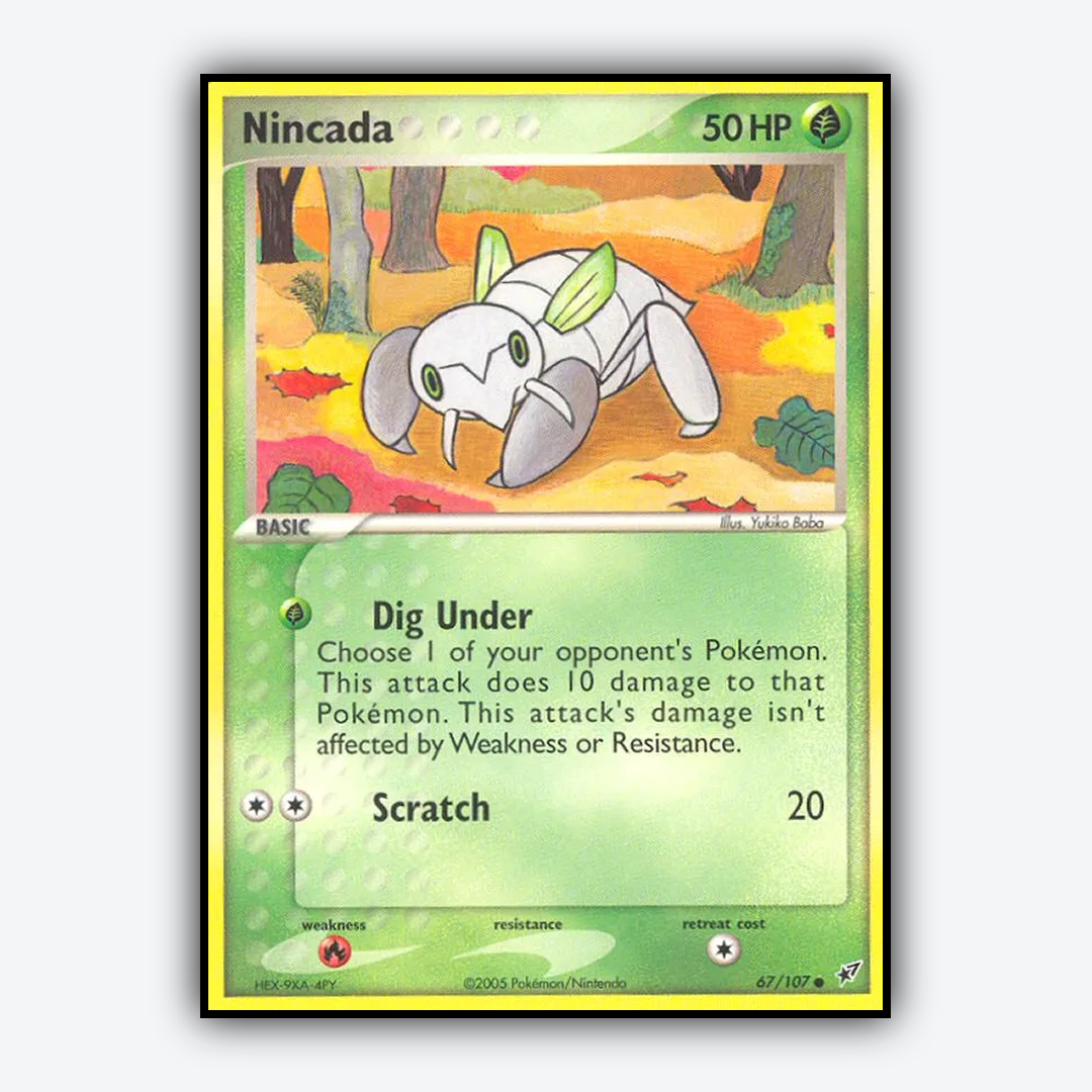 Nincada 067/107 - Deoxys Set - Card Rug