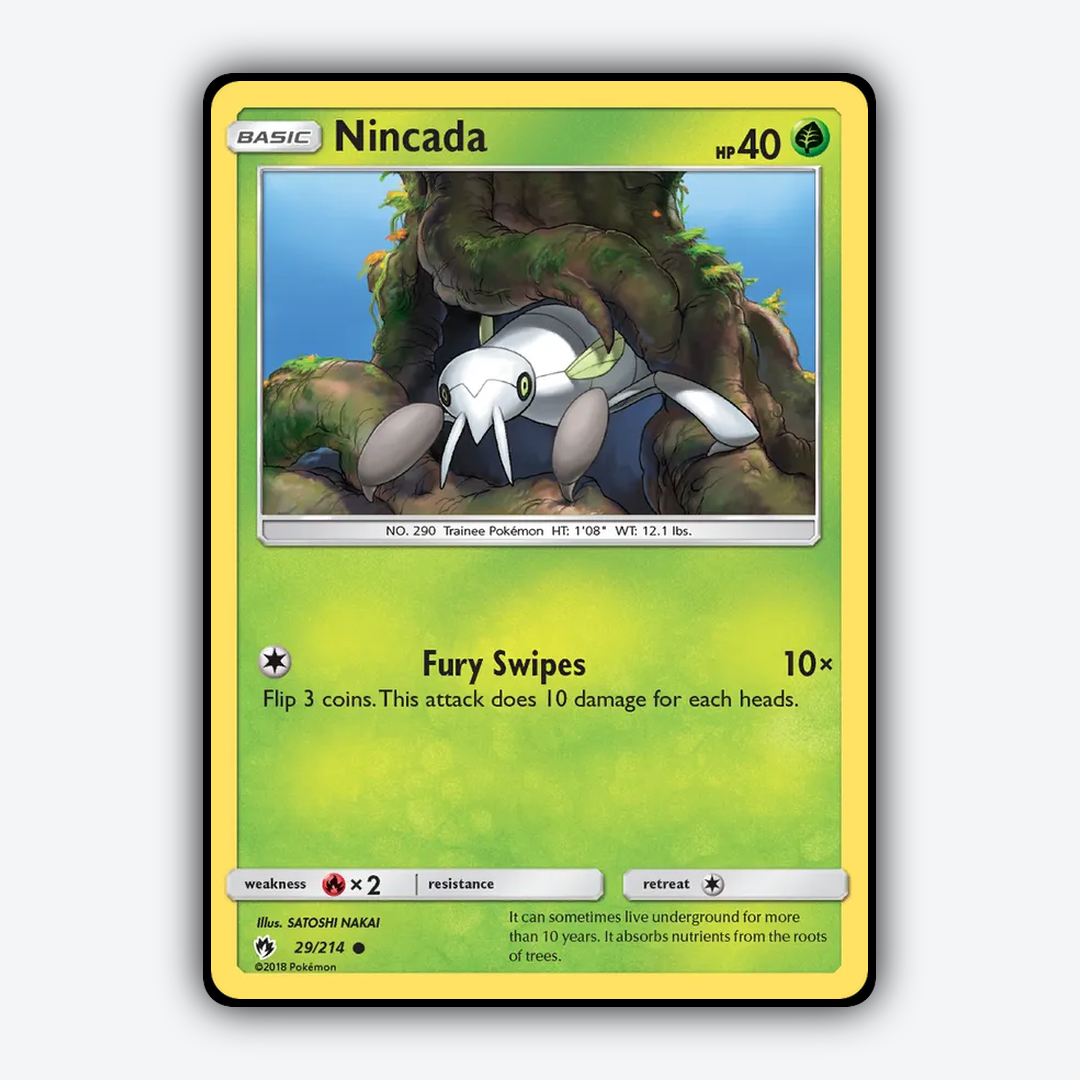 Nincada 029/214 - Lost Thunder Set - Card Rug