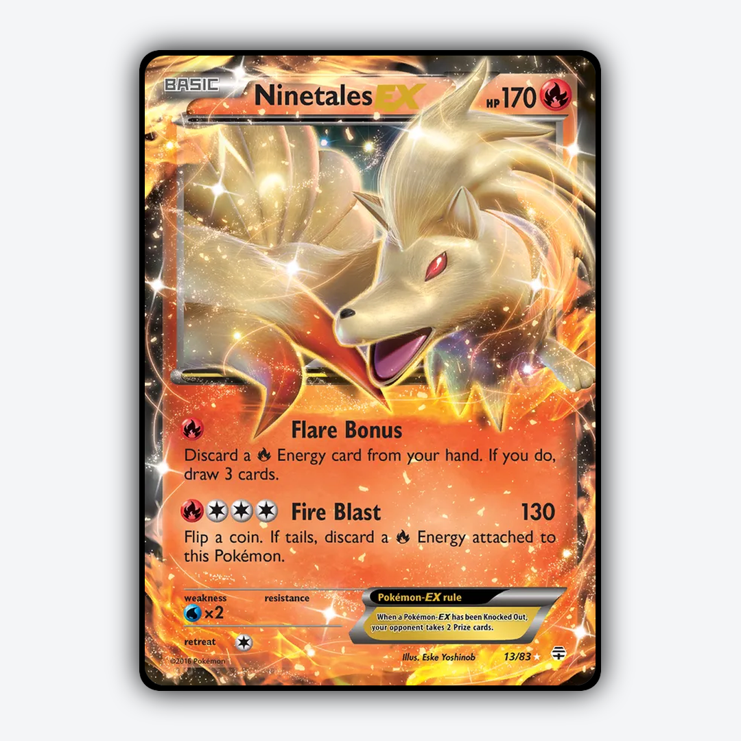 Ninetales-EX 013/83 - Generations Set - Card Rug